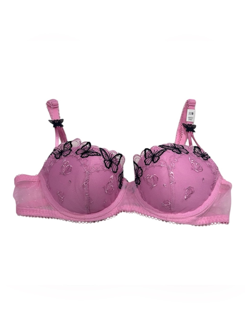 PINK Victoria’s Secret size 32B pink colored bra, NWT in perfect condition!